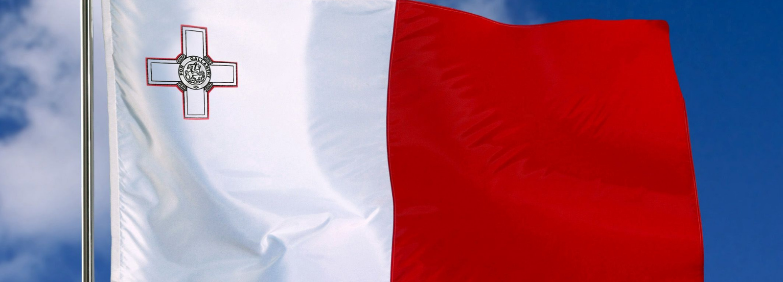 The flag of Malta.