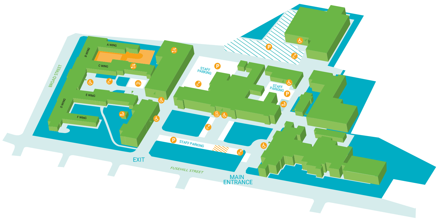 Fusehill campus map