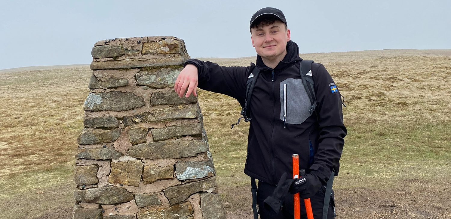 PhD researcher evaluating upland blanket peatland restoration