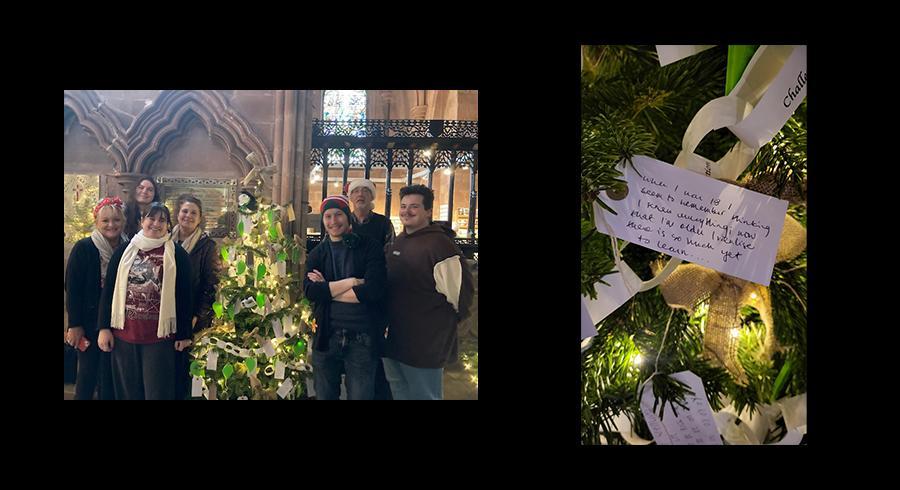 University taking part in the inaugural Carlisle Cathedral Christmas Tree Festival name