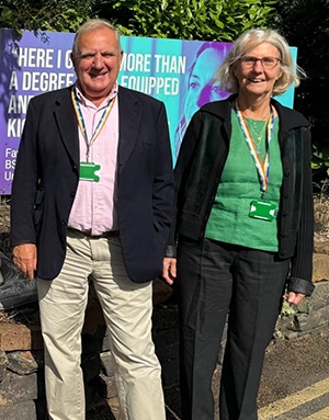 Photo of Professor Jonathan Weber & Professor Sophie Day